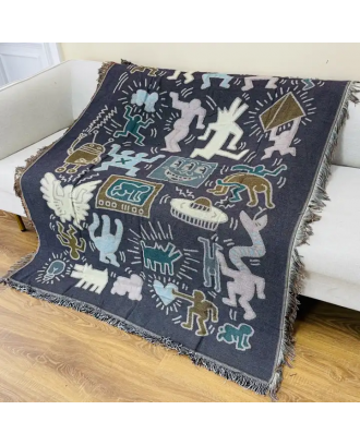 Woven Tapestry Blanket