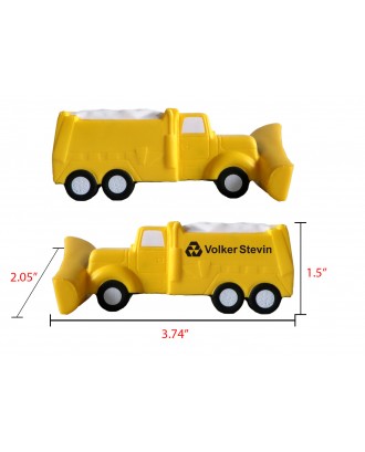 Snow Plow Truck Shaped Stress Toy