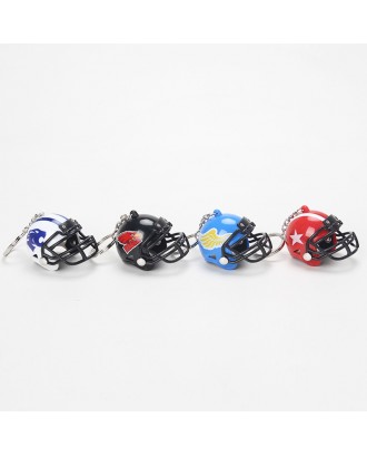Mini Football Helmet Keychain
