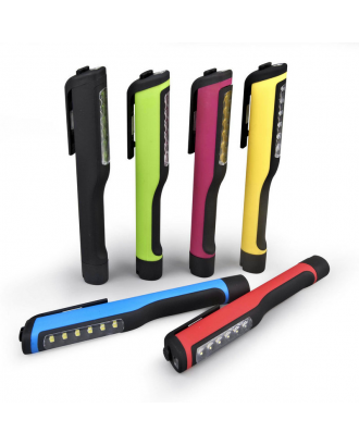 Penlight Flashlight With Magnetic Clip