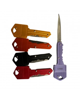 Key Shaped Foldable Knife