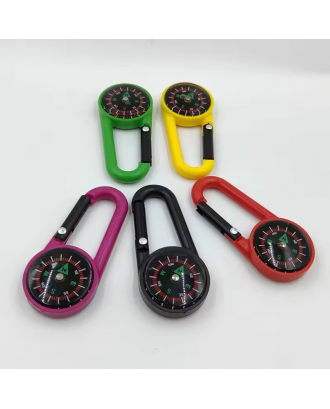 Compass With Carabiner Clip