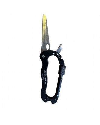 Multitool Carabiner with Folding Knife