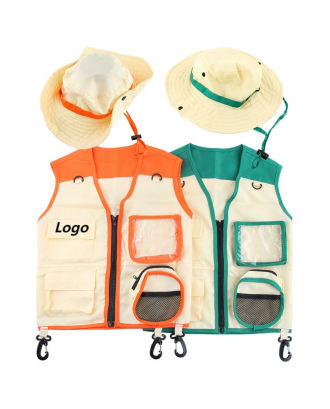 Kid Outdoor Exploration Vest & Hat