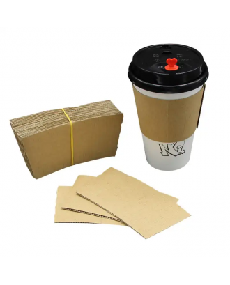 Kraft Paper Coffee Cup Sleeve