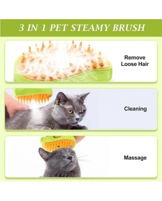 3 In 1 Pet Steam Grooming Brush