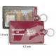 Clear Pocket ID Keychain