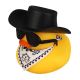 Cowboy Yellow Duck