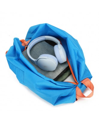 Foldable Middle Zipper Splash Proof Backpack