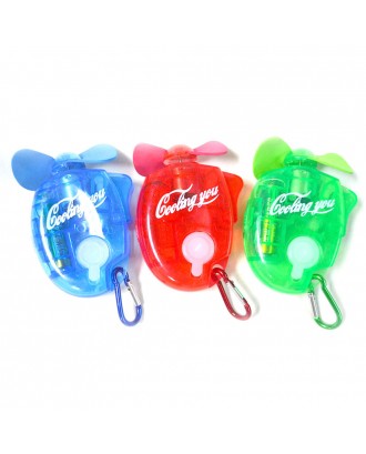 Small Carabiner Keychain Misting Fan