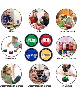 Yes and No Button With Sound