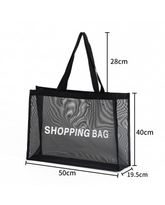Reusable Large Mesh Tote Bag