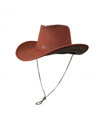 Faux Felt Cowboy Hat