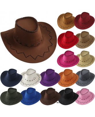 Faux Felt Cowboy Hat