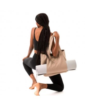 Yoga Canvas Tote Bag