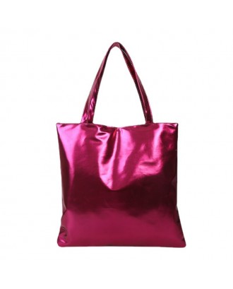 Laser Fashion Candy Color Single Shoulder Tote Bag