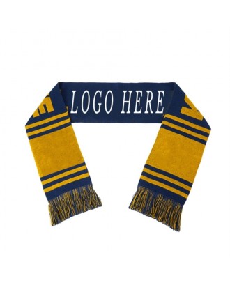 Acrylic Knit Scarf With Fringe MOQ 100PCS