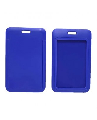 Abs Plastic Slide Cover Badge Cardholder