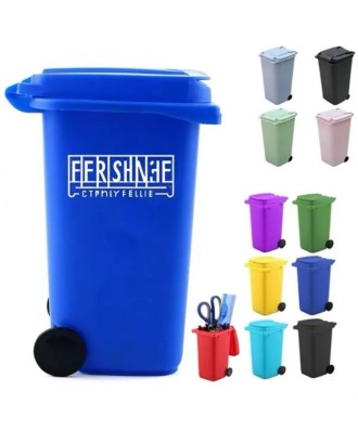 Mini Trash Bin Pen Holder