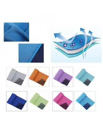 Workout Yoga Cooling Towels with Silicone Storage Bag