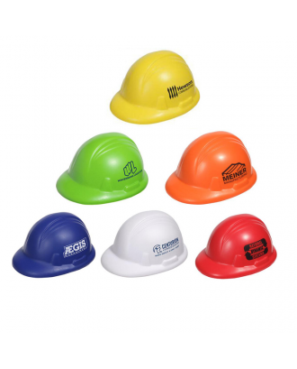 Safety Helmet Shaped Stress Ball