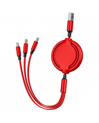 3 In 1 Retractable Charging Cable / Fast Charger