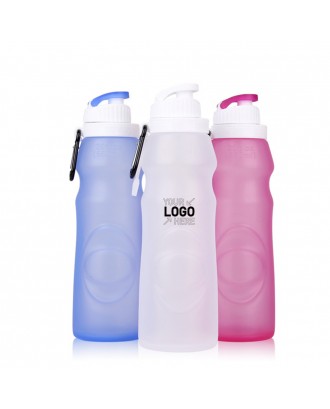 Foldable Silicone Sport Travel Water Bottle