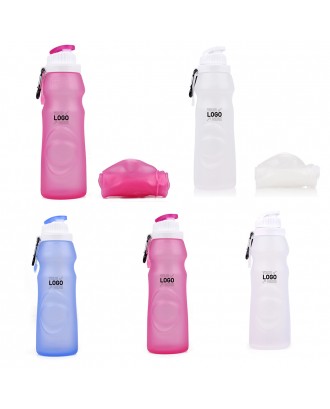 Foldable Silicone Sport Travel Water Bottle