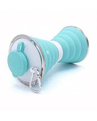 Collapsible Silicone Sports Travel Water Bottle