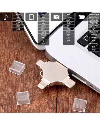 8GB 4 In 1 USB Flash Drive 