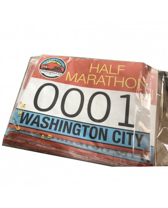 Marathon Race Number With Pin