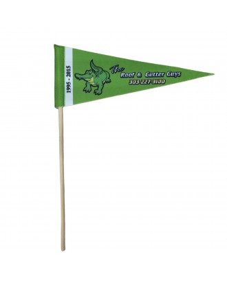 Felt Pennant With Wood Stick