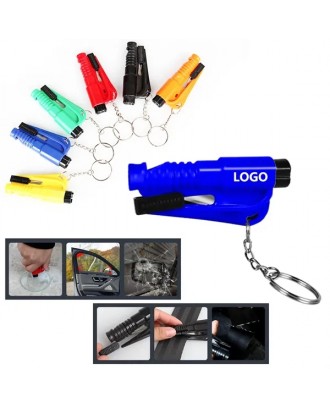 3 In 1 Auto Safety Multi Tool Keychain