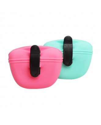 Silicone Portable Dog Treat Bag