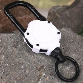 Retractable Magnetic Carabiner Keychain Clip