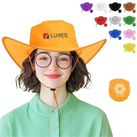 Foldable Cowboy Hat with Carry Pouch