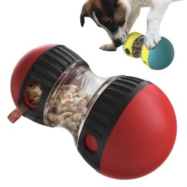 Smart Dog Puzzle Feeder Toy With Adjustable Food Dispenser