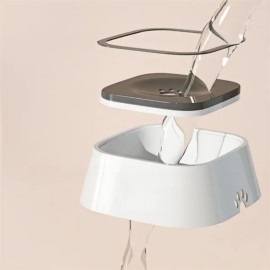 No-Spill Slow Water Feeder Bowl For Dogs And Cats With Float