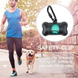 Biodegradable Dog Poop Bag Dispenser with Carabiner
