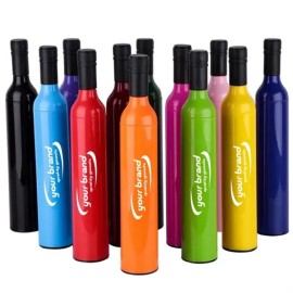 Wine-Bottle Shaped Umbrella