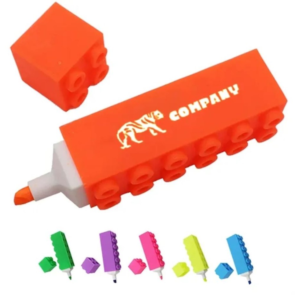 Building Bricks Highlighter Fluorescent Pen