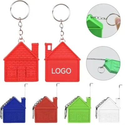 Plastic Shaped Retractable Dual Measuring Tape Ruler