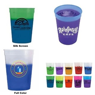 16 oz Custom Mood Color Changing Stadium Cup