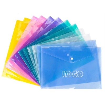 Plastic Envelope with Snap Button
