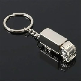 Metal Keychain in Mini Truck Shape