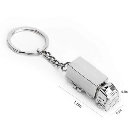 Metal Keychain in Mini Truck Shape