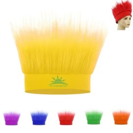 Mardi gras cosplay sport party hairy headband crazy hair wig