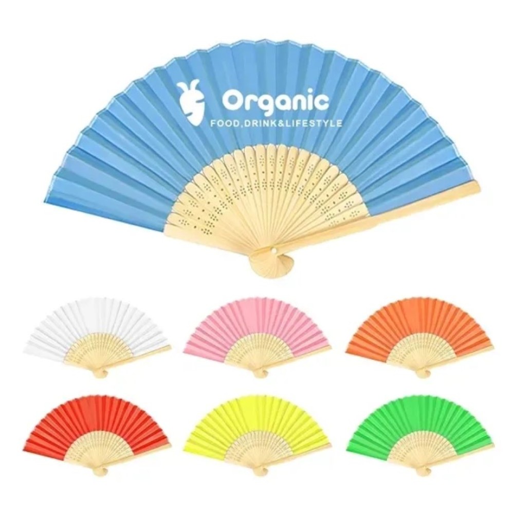 Elegant Bamboo Hand Fan - Portable & Foldable