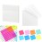 50 Sheets 3x3 Inch Transparent Clear Sticky Notes Pad