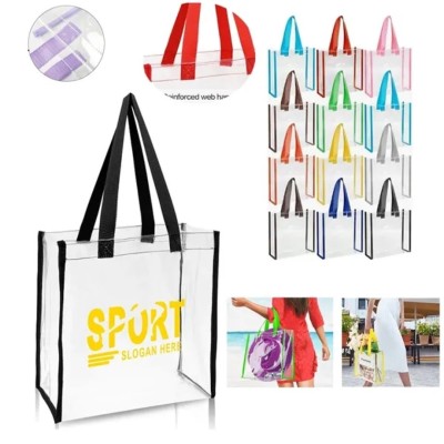 Clear Transparent Pvc Tote Bag